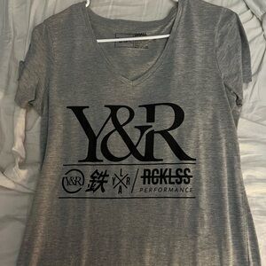 Young and reckless v neck shirt
